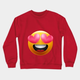 love emoji Crewneck Sweatshirt